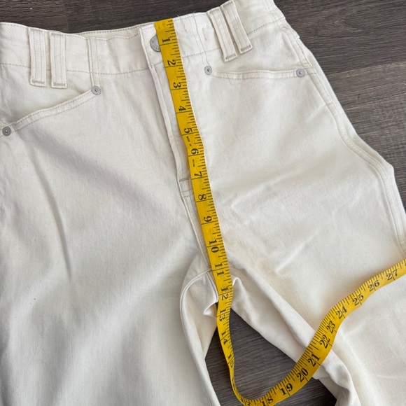 New Madewell The Perfect Vintage Wide Leg Jeans Vintage Canvas Cream size 25 - Picture 13 of 15